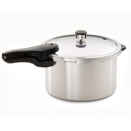 National Presto Presto Polished Aluminum Pressure Cooker 8 qt 01282